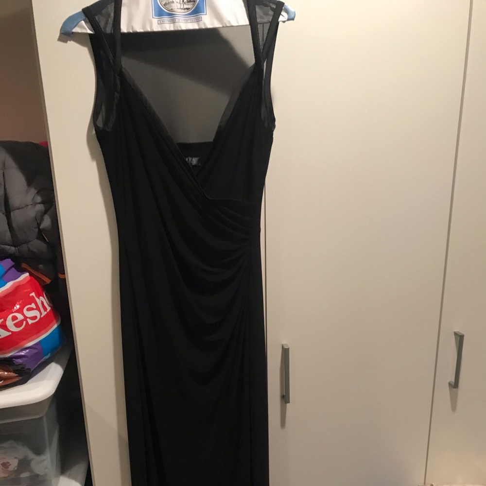 Black evening dress